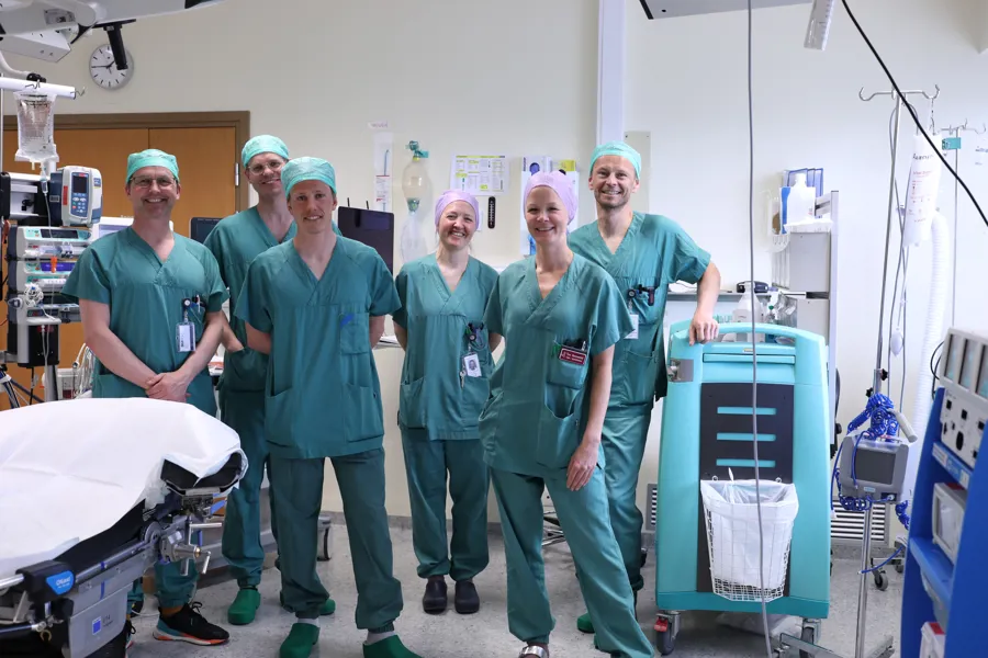 Teamet ved dagkirurgen i Volda