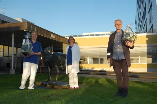 Radiografane Marianne Høybakk Almås og Fredrik Granlien ved Avdeling for radiologi Ålesund og Volda, seksjon Ålesund har begge nyleg fullført sine mastergrader i MR-avbildning ved NTNU
