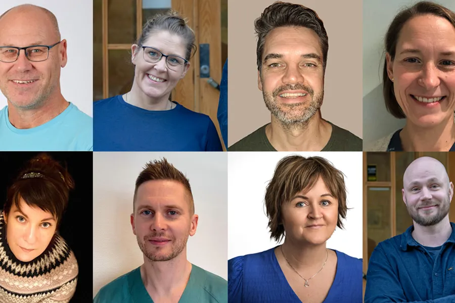 En gruppe mennesker som poserer for kameraet