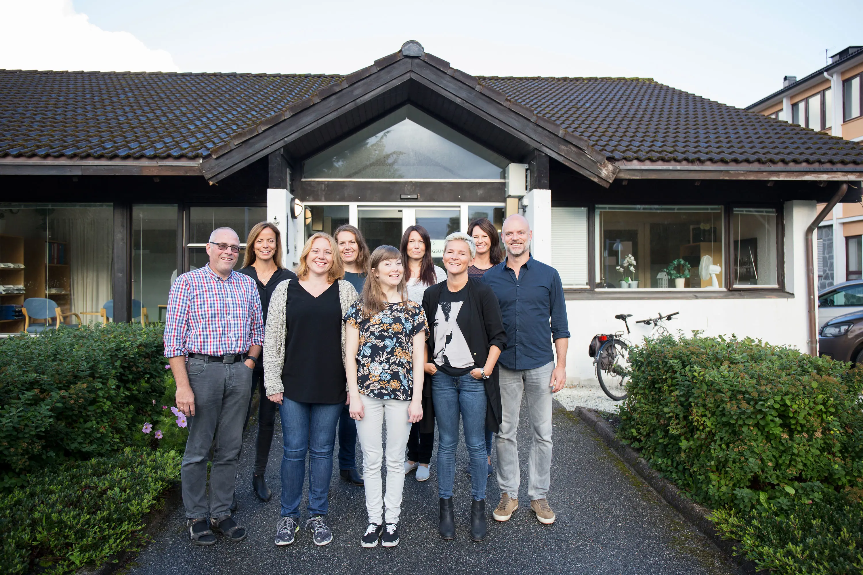 Teamet som tilbyr medikamentfri behandling på DPS Vegsund.