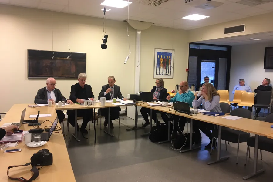 Frå styremøtet i februar 2018.