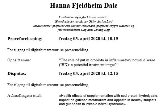 Disputasoppslag Universitetet i Bergen