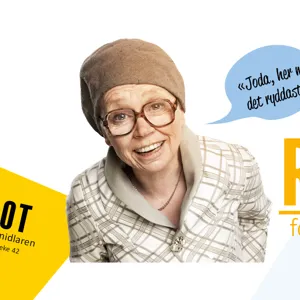 Rollefiguren Margot er ansiktet til kampanjen "Respekt for reseptformidlaren"